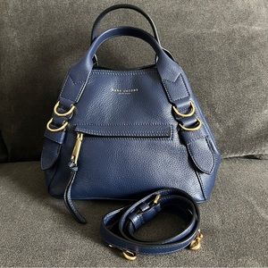 NWT Marc Jacobs Anchor Tote in midnight blue and gold